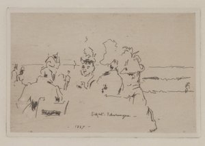 Scheveningen, Kaffeeklatsch (Jurut) tekijältä Walter Richard Sickert