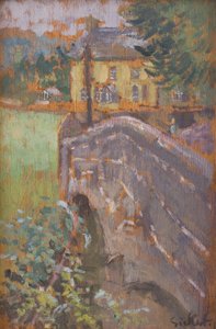 The Bridge, Chagford tekijältä Walter Richard Sickert