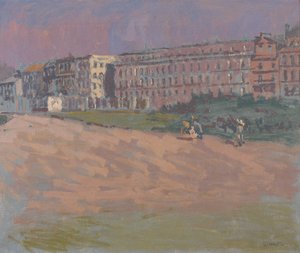 Hotel Royal, Dieppe, noin 1900-01 (öljy kankaalle). tekijältä Walter Richard Sickert