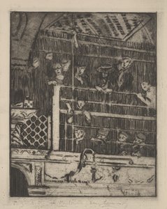 The Old Mogul Tavern, Drury Lane, 1908, julkaistu 1929 tekijältä Walter Richard Sickert