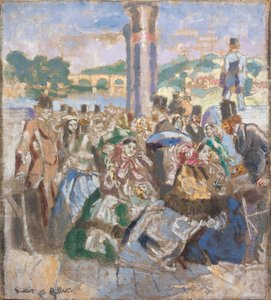 Joki [John Gilbertin mukaan], n. 1930-31 (Öljy kankaalle) tekijältä Walter Richard Sickert