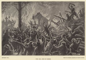 Kansasin sisällissota (litho)