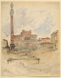 Palazzo Pubblico, Siena tekijältä Walter Shirlaw