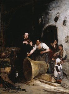 Kellon soittaminen, 1874. tekijältä Walter Shirlaw