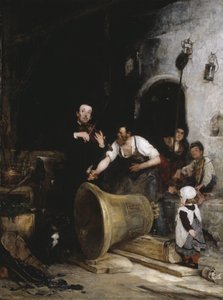 Kellon soittaminen, 1874 tekijältä Walter Shirlaw