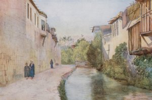 Kaupungin muurit ja Barada-joki, Damaskos