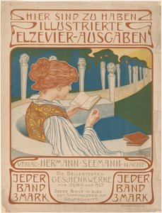 Juliste kustantaja Hermann Seemann Nachfolger tekijältä Walter Tiemann