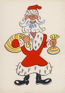 Yksi Walter Trierin hulluista ihmisistä (värilitografia). tekijältä Walter Trier