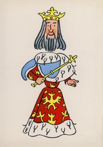 Yksi Walter Trierin hulluista ihmisistä (värilitografia). tekijältä Walter Trier