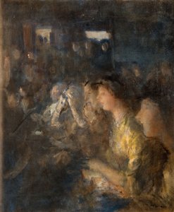 Kohtaus teatterissa, 1912.