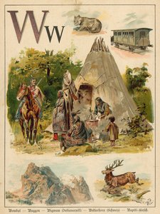 W-kirjain (kromoliitti) tekijältä Walter Zweigle