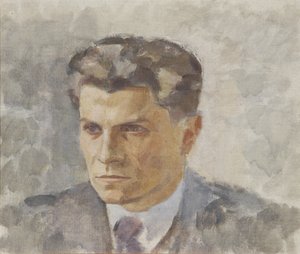 herrasmiehen muotokuva tekijältä Walther Gamerith