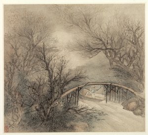 Album of Landscapes: Leaf 1, 1677. tekijältä Wang Gai