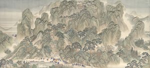 Kangxin keisarin eteläinen tarkastuskierros, käärö 3: Jinan Mount Tai, datataulukko vuoteen 1698.
