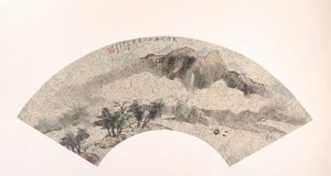 Maisema, 1800-luku. tekijältä Wang Tingru