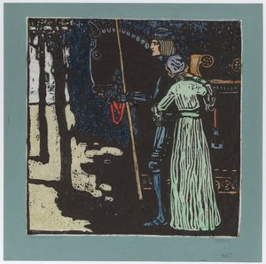 Jäähyväiset (laajennettu versio) (toinen versio) tekijältä Wassily Kandinsky