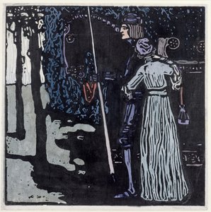 Jäähyväiset - suuri versio tekijältä Wassily Kandinsky
