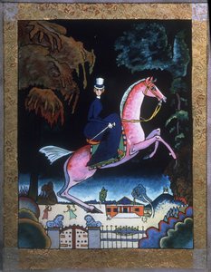 Amazone (Amazon). Oeuvre de Vassily Kandinsky (ou Wassily Kandinski ou Kandinskij tekijältä Wassily Kandinsky