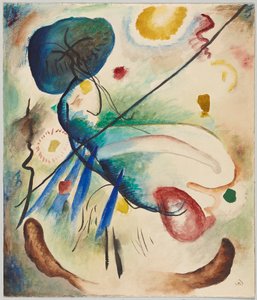 Akvarelli ja viivapiirros tekijältä Wassily Kandinsky