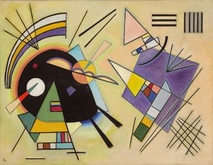 musta ja violetti; Musta ja violetti tekijältä Wassily Kandinsky