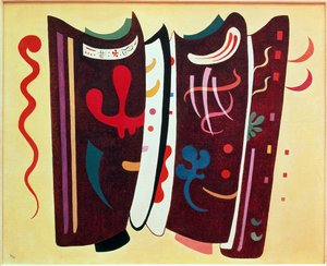 Ruskea lisäaineella tekijältä Wassily Kandinsky