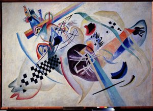 ""Sävellys N. 224. Valkoisella"" Vassily Kandinskyn (tai Wassily Kandinskyn tai Kandinskyjin maalaus tekijältä Wassily Kandinsky