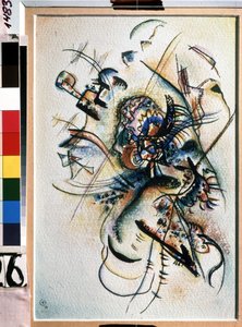 ""Sävellys"" maalaus Vassily Kandinsky (tai Wassily Kandinsky tai Kandinskyj tekijältä Wassily Kandinsky