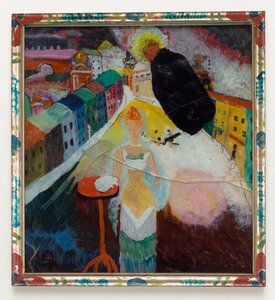Nainen Moskovassa tekijältä Wassily Kandinsky