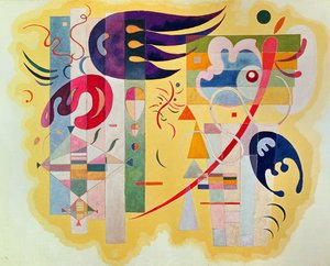 Dominant Violet, 1934 (öljy ja hiekka kankaalle)