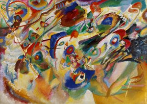 Luonnos 2 koostumukselle VII tekijältä Wassily Kandinsky