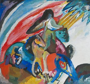 Improvisaatio 12: Ratsastaja tekijältä Wassily Kandinsky