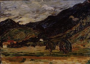 Maisema, 1918 tekijältä Wassily Kandinsky