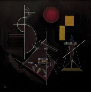 Kevyt raskaassa (kevyt zwaarissa). 1929 tekijältä Wassily Kandinsky