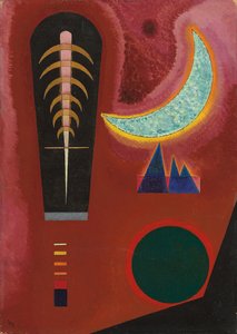 löyhästi punainen; Häviää Rotissa tekijältä Wassily Kandinsky