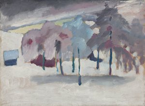 Murnau - puita lumessa tekijältä Wassily Kandinsky