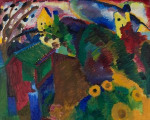 Murnau - Puutarha tekijältä Wassily Kandinsky
