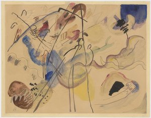 Nimetön. 1911-12 tekijältä Wassily Kandinsky