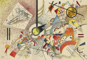 Nimetön. 1923 tekijältä Wassily Kandinsky