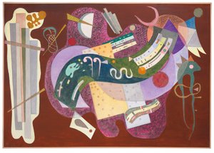 Jäykkä ja kaareva tekijältä Wassily Kandinsky