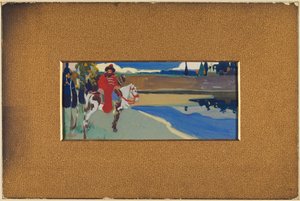 Venäläinen ratsastaja tekijältä Wassily Kandinsky