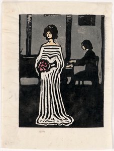Laulajatar (toinen tila) tekijältä Wassily Kandinsky