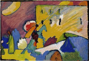 Study for Improvisation 3, 1909 tekijältä Wassily Kandinsky