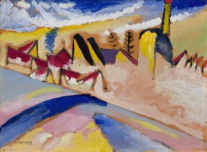 Tutkimus talveksi nro II, 1910-1911. tekijältä Wassily Kandinsky