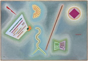 Pinnat ja linjat tekijältä Wassily Kandinsky
