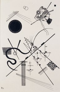 Nimetön (piirustus 4); Nimetön (Dessin 4) tekijältä Wassily Kandinsky