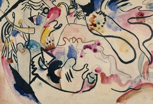 Akvarelli nro 8 Tuomiopäivä, 1911-1912. tekijältä Wassily Kandinsky