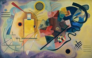 Keltainen, punainen, sininen tekijältä Wassily Kandinsky