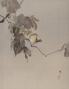 Linnut oksalla, n. 1887.