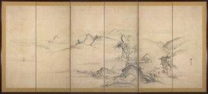 Kahdeksan näkymää Xiao- ja Xiang-joille, 1700-luku.