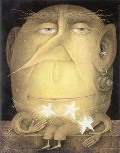 Catch a Falling Star (lyijykynä ja väriliitu paperille) tekijältä Wayne Anderson